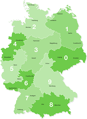 BIOPARK Landkarte Deutschland
